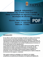 Ensayo-La Estrategia de Negocios A Través de Tecnologías de Información