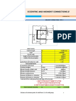 Eccentric and Moment Connections (Fillet Weld) : DATE: 24-SEP-2020 Gurram Vinay (L&T Wet Ic (CMPC)