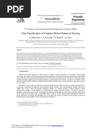 Fine Classification of Complex Motion Pattern in Fencing: Procedia Engineering