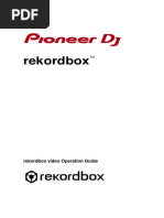 Rekordbox: Rekordbox Video Operation Guide