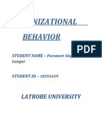 Organizational Behavior