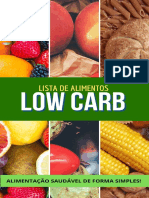 Lista de Alimentos: Low Carb