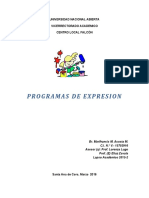 Programas de Expresion 512