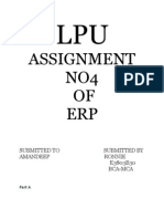 Assignment NO4 OF ERP