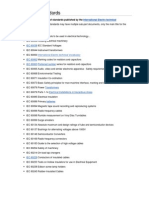 List of IEC Standards