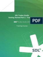 SDL Trados Studio 2017 - Getting Started Part 1