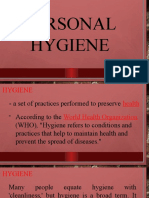 Personal Hygiene