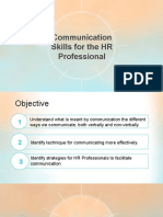 Communication Skills For The HR Professional