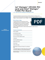 Dialogic CPI Series Datasheet