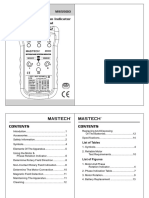 MS5900 Motor & Phase Rotation Indicator Users Manual