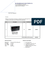 SDB Quotation For Pulsar Tuguegarao