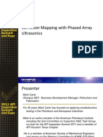 Corrosion Mapping With Phased Array Ultrasonics