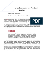 Comentario Al Padrenuestro Por Tomás de Aquino