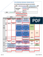 290 Comparadas Horarios y Examenes