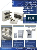 Insulated Distribution Boards: Need Help? - Call: 01582 692 440 Need Help? - Call: 01582 692 440