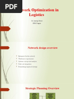 Network Optimization in Logistics