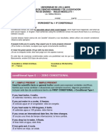 Worksheet No 1 Mod IV 2020 If Conditionals 0 To 3 Melba Moreo PDF