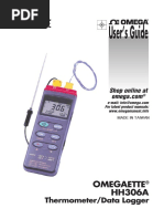 User's Guide: Omegaette HH306A