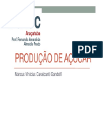 Aula 1 - Produção de Açúcar