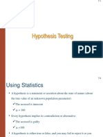 Hypothesis Testing - 7