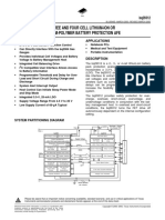 Three and Four Cell Lithium-Ion or Lithium-Polymer Battery Protection Afe