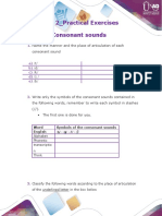 English Phonetics - Task 2 - Practical Exercises