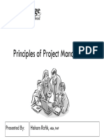 Principles of Project Management: Hisham Rafik, Presented by