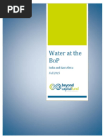 Water at The BOP (Beyond Capital Fund)