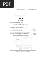 The Income Tax Act No. 16 of 2017