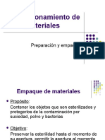 Acondicionamiento de Materiales