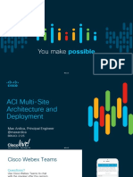 BRKACI-2125-ACI Multi-Site Architecture and Deployment PDF