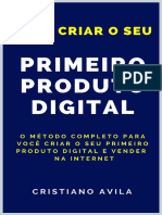 Como Criar o Seu Primeiro Produto Digital - Cristiano Avila PDF