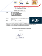 Memorando Multiple Coordinadores Proyectos de Aprendizaje PDF