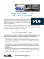 Using A Methanizer For CO and CO Analysis at Low Levels: by Mark Badger