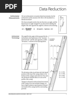 Data Reduction: Inclinometer Measurements