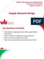 Supply Network Design