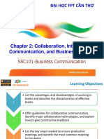 Chapter 2-Collaboration, Interpersonal Communication, and Business Etiquette