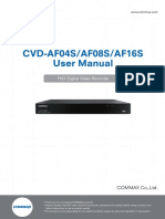 CVD-AF04S - AF08S - AF16S User Manual