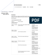 Safety and Health Topics - Hydrogen Sulfide - Standards - Occupational Safety and Health Administration