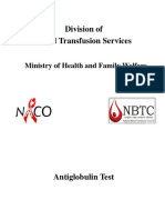 Division of Blood Transfusion Services: Ministry of Health and Family Welfare