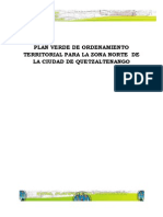 Plan Verde de Ordenamiento Territorial, Crecimiento Norte de Quetzaltenango