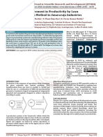 Improvement in Productivity by Lean Approach Method in Amararaja Industries