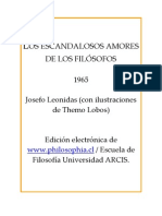 Leónidas, Josefo - Los Escandalosos Amores de Los Filósofos