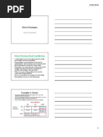 Mixed Strategies: Mixed Strategy Nash Equilibrium