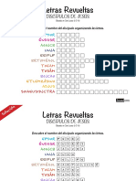 Letras Revueltas Discipulos Jesus