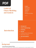 Cell2Cell Churn Modeling and Analysis: Group 8