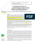 A Critical Review of NPA in Indian Banking Industry