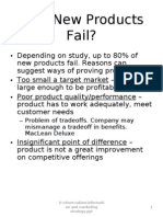 Why New Products Fail and NDP Phases