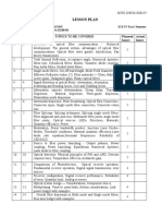 Lesson Plan: S.No Week No Topics To Be Covered Planned Hours Actual Hours