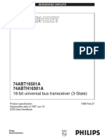 74ABT16501A 74ABTH16501A: 18-Bit Universal Bus Transceiver (3-State)